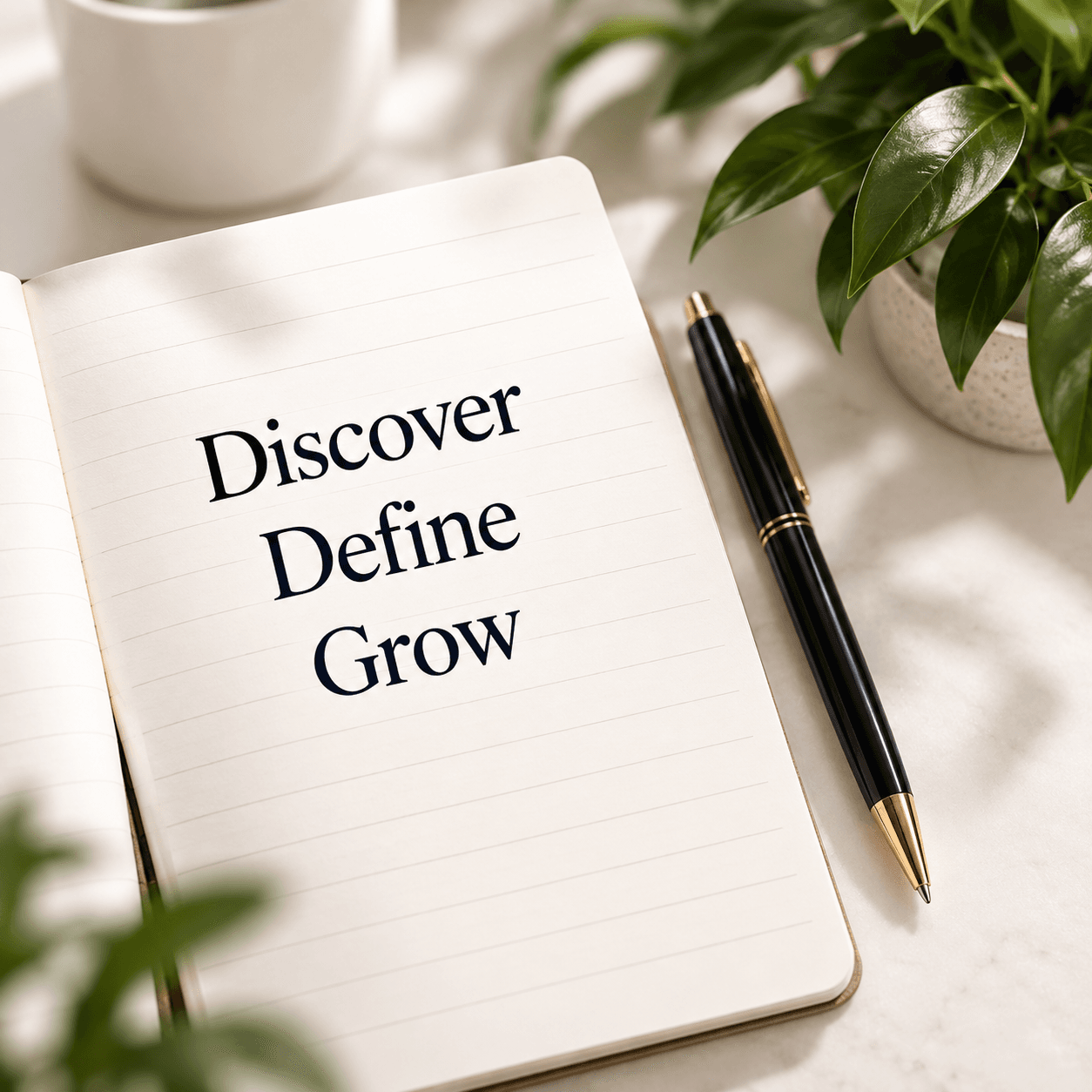 Discover, define and grow SEO planning visual